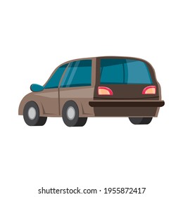 compact car transport back view
