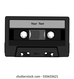 Compact Cassette vector illustration