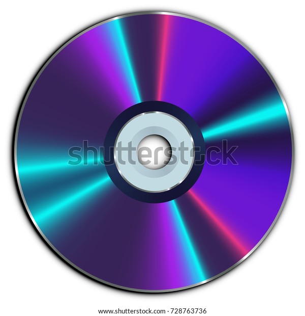 Compact Cd Dvd Disc Stock Vector (Royalty Free) 728763736 | Shutterstock