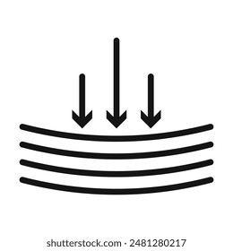 Icono compacto de la herramienta de compresión para la reducción de archivos