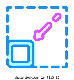 design compacto para vetor de ícone de cor de armazenamento. design compacto para sinal de armazenamento. ilustração de símbolo isolado