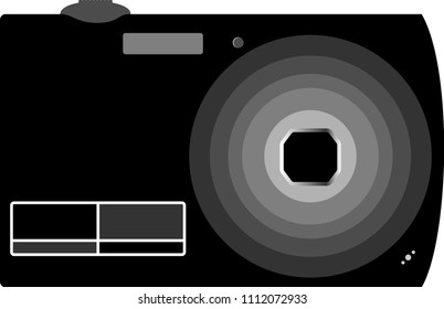 Compact digital photo camera