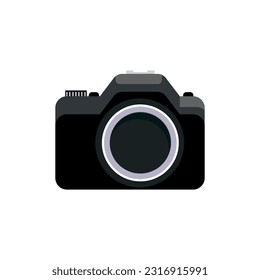 Compact digital photo camera isolated, photographic equipment