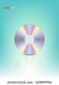 compact disc or cd , vector eps 10