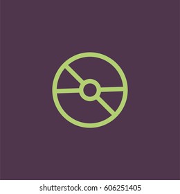 Compact disc icon. CD vector
