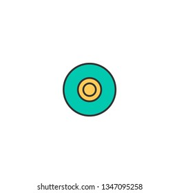 Compact disc icon design. Essential icon vector illustration