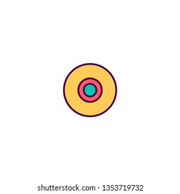 Compact disc icon design. Essential icon vector illustration