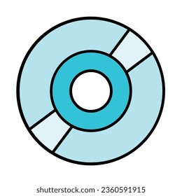 Compact Disc Icon Design For Personal And Commercial Use