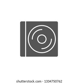 Compact disc icon isolated on background. CD symbol modern, simple, vector, icon for website design, mobile app, ui. Vector Illustration