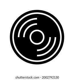 compact disc icon or logo isolated sign symbol vector illustration - high quality black style vector icons
