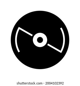 compact disc icon or logo isolated sign symbol vector illustration - high quality black style vector icons
