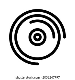 compact disc icon or logo isolated sign symbol vector illustration - high quality black style vector icons
