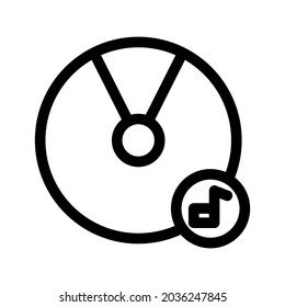 compact disc icon or logo isolated sign symbol vector illustration - high quality black style vector icons
