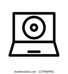 compact disc icon or logo isolated sign symbol vector illustration - high quality black style vector icons
