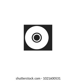 compact disc icon. sign design