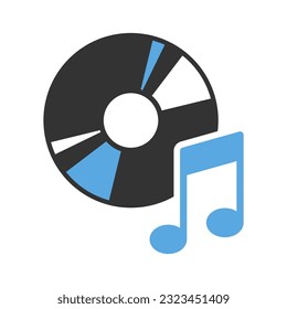 Compact disc icon vector on trendy design