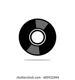 Compact Disc Logo Template Illustration Design. Vector EPS 10.