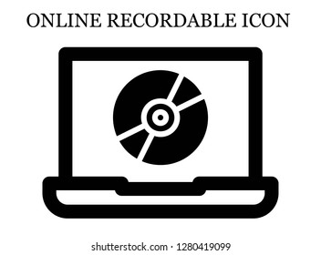 Compact disc search icon. Editable Compact disc search icon for web or mobile.
