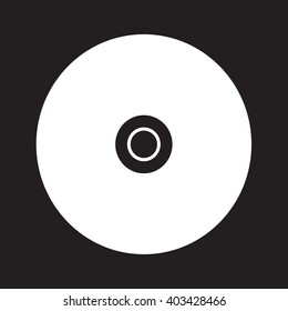 Compact Disc storage icon Illustration design