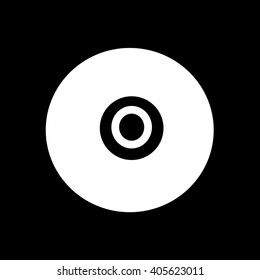 Compact Disc Storage Icon Illustration design