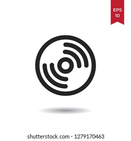 Compact disc vector icon