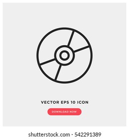Compact disc vector icon