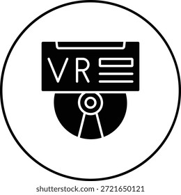 Compact Disc vector icon. Can be used for printing, mobile and web applications.