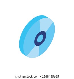 compact disk device isolated icon vector illustration design