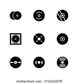 compact disk icon or logo isolated sign symbol vector illustration - Collection of high quality black style vector icons
