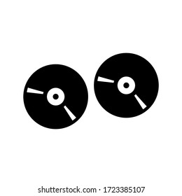 compact disk icon or logo isolated sign symbol vector illustration - high quality black style vector icons
