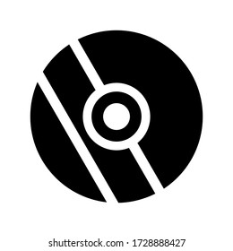 compact disk icon or logo isolated sign symbol vector illustration - high quality black style vector icons
