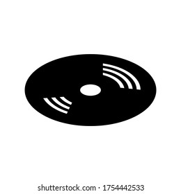 compact disk  icon or logo isolated sign symbol vector illustration - high quality black style vector icons