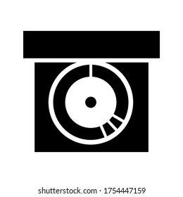 compact disk  icon or logo isolated sign symbol vector illustration - high quality black style vector icons
