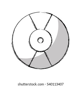 compact disk isolated icon vector illustration design