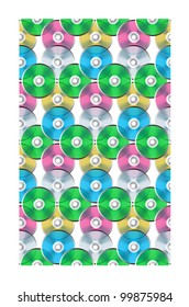 compact disk seamless background