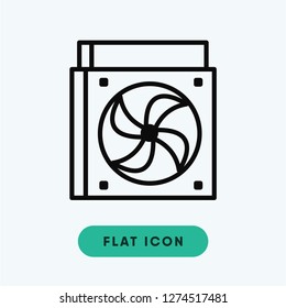 Compact disk vector icon
