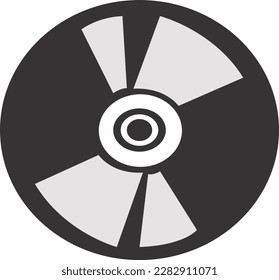 Compact disk vector and illustration. Ready  to use on your content.
