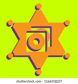 Compact disks icon. Vector. 