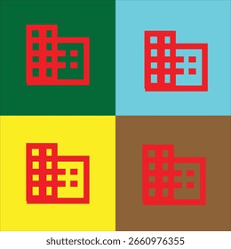 Gráfico de iconos compacto para logotipo, App o interfaz de usuario.