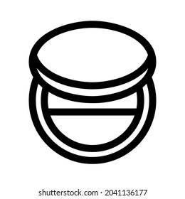 icono compacto o logotipo símbolo de signo aislado ilustración vectorial - iconos vectoriales de estilo negro de alta calidad

