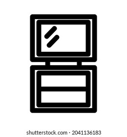 compact icon or logo isolated sign symbol vector illustration - high quality black style vector icons
