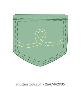compact pocket cartoon. mini travel, storage accessory, fashion style compact pocket sign. isolated symbol vector illustration