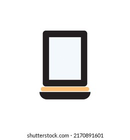 Compact powder beauty make up template vector 