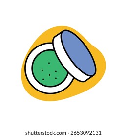 Compact Powder Icon ilustração de stock de vetor