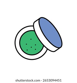 Compact Powder Icon ilustração de stock de vetor