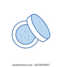 Compact Powder Icon ilustração de stock de vetor