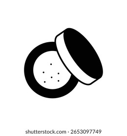 Compact Powder Icon ilustração de stock de vetor