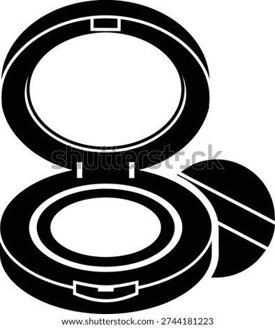 Compact powder with makeup sponge