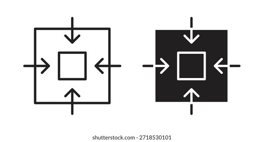 Concepto de icono de tamaño compacto para infografía, Sitio web o App.