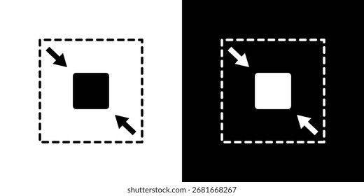 Silueta de Vector de tamaño compacto para colección gráfica y de Diseño web
